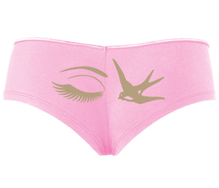 I Swallow - Eye Bird - Pink Boyshort