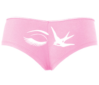 I Swallow - Eye Bird - Pink Boyshort