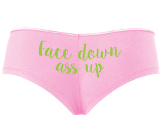 Face Down Ass Up - Pink Boyshort