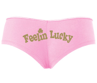 Feeling Lucky Shamrock - Pink Boyshort