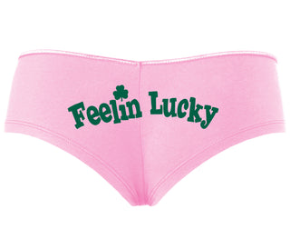 Feeling Lucky Shamrock - Pink Boyshort