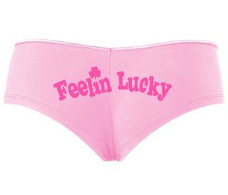 Feeling Lucky Shamrock - Pink Boyshort