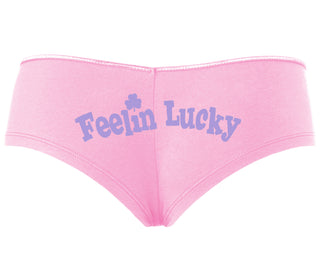 Feeling Lucky Shamrock - Pink Boyshort