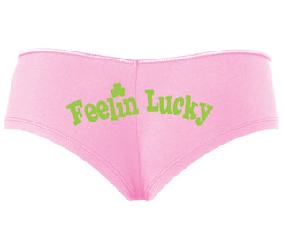 Feeling Lucky Shamrock - Pink Boyshort