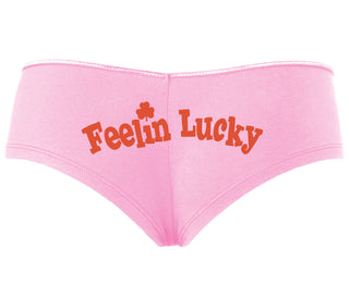 Feeling Lucky Shamrock - Pink Boyshort