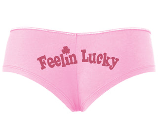 Feeling Lucky Shamrock - Pink Boyshort