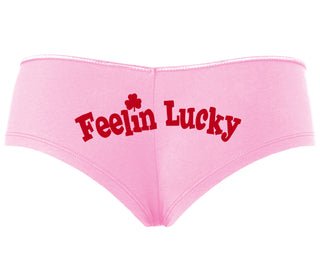 Feeling Lucky Shamrock - Pink Boyshort