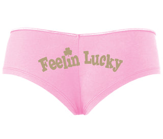 Feeling Lucky Shamrock - Pink Boyshort