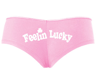 Feeling Lucky Shamrock - Pink Boyshort
