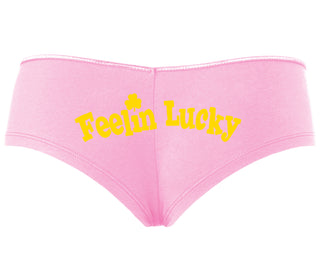 Feeling Lucky Shamrock - Pink Boyshort