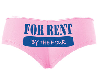 For Rent By The Hour - Pink Boyshort
