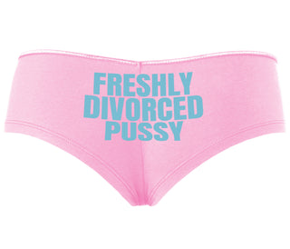 Freshly Divorced Pussy - Pink Boyshort