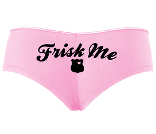 Frisk Me - Police Badge - Pink Boyshort