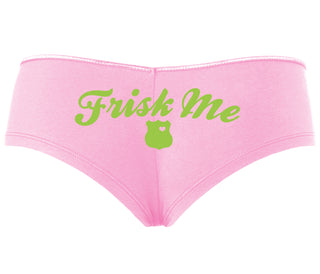 Frisk Me - Police Badge - Pink Boyshort