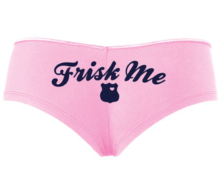 Frisk Me - Police Badge - Pink Boyshort