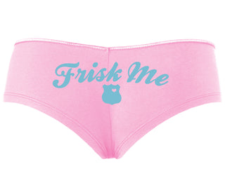 Frisk Me - Police Badge - Pink Boyshort
