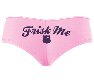 Frisk Me - Police Badge - Pink Boyshort