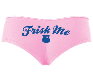 Frisk Me - Police Badge - Pink Boyshort