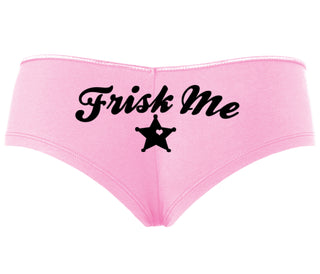 Frisk Me - Sherrif Badge - Pink Boyshort