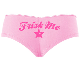 Frisk Me - Sherrif Badge - Pink Boyshort