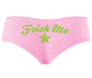 Frisk Me - Sherrif Badge - Pink Boyshort