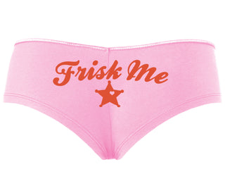 Frisk Me - Sherrif Badge - Pink Boyshort