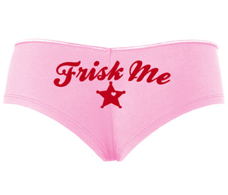 Frisk Me - Sherrif Badge - Pink Boyshort