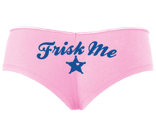 Frisk Me - Sherrif Badge - Pink Boyshort