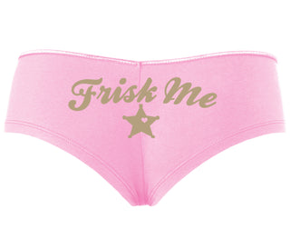 Frisk Me - Sherrif Badge - Pink Boyshort