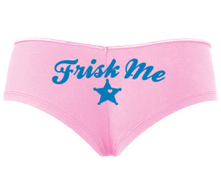 Frisk Me - Sherrif Badge - Pink Boyshort