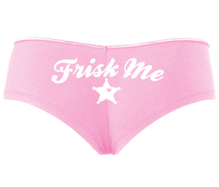 Frisk Me - Sherrif Badge - Pink Boyshort