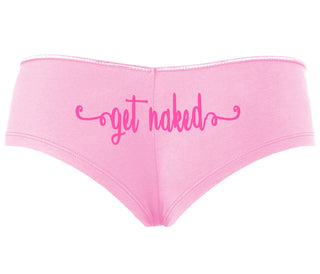 Get Naked - Pink Boyshort