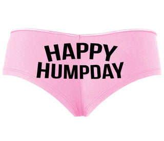 Happy Humpday - Pink Boyshort