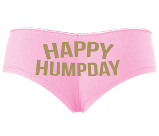Happy Humpday - Pink Boyshort