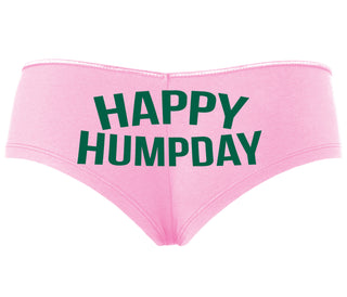 Happy Humpday - Pink Boyshort