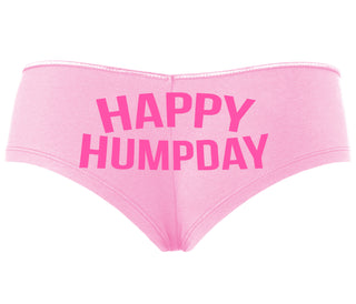 Happy Humpday - Pink Boyshort