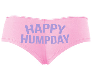 Happy Humpday - Pink Boyshort