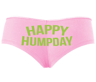 Happy Humpday - Pink Boyshort