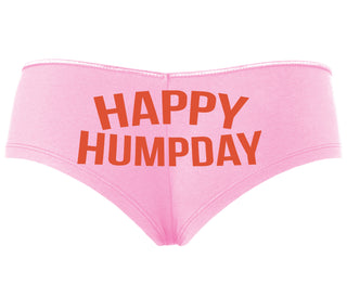 Happy Humpday - Pink Boyshort