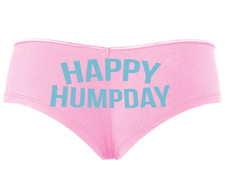 Happy Humpday - Pink Boyshort