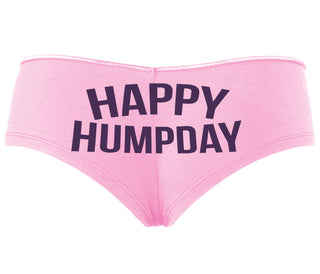 Happy Humpday - Pink Boyshort