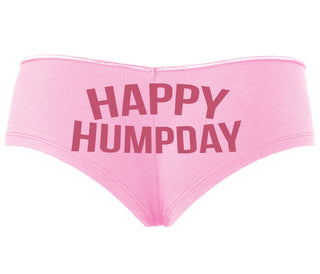 Happy Humpday - Pink Boyshort