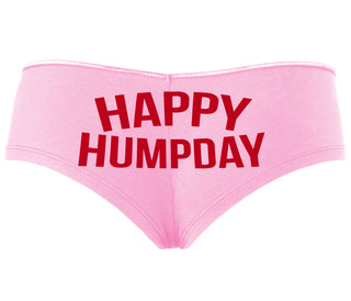 Happy Humpday - Pink Boyshort