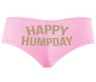 Happy Humpday - Pink Boyshort