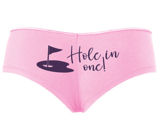 Hole In One - Funny Golf - Pink Boyshort