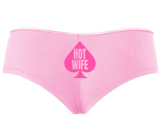 Hot Wife Spade Symbol - Pink Boyshort