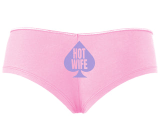 Hot Wife Spade Symbol - Pink Boyshort