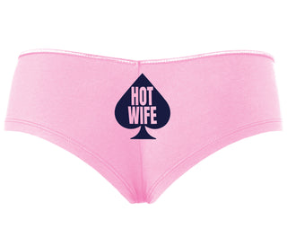 Hot Wife Spade Symbol - Pink Boyshort