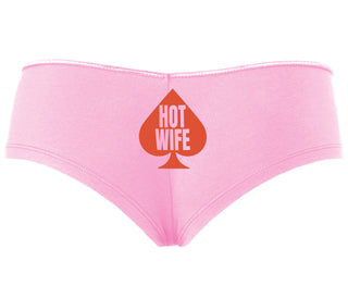 Hot Wife Spade Symbol - Pink Boyshort
