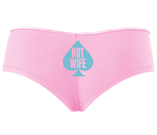 Hot Wife Spade Symbol - Pink Boyshort